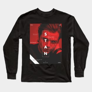 Sebastian Stan Tribute poster Long Sleeve T-Shirt